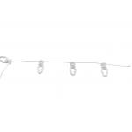High Precision Bathroom Use 1.5m Length Curtain Wheel Runners With Ring
