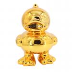 OEM Fashion PVC Duck Toys Cartoon Character Gift Electroplated Duck for sale