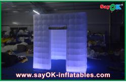China Inflatable Led Photo Booth Portable Square Inflatable Room / Outdoor Inflatables Yellow supplier