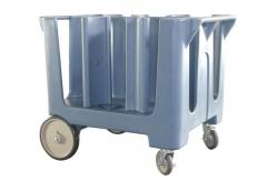 China Rotomolded Adjustable Dish Caddy Big Awivel Casters With Brake supplier