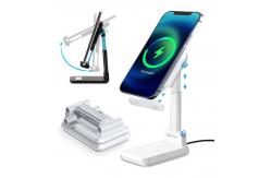 China QI 10W Adjustable Wireless Charger 2 in 1 Dual Wireless Charger supplier