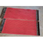 Self Cleaning Vibrating Rubber Screen Panel 8mm Thickness Round Hole for sale