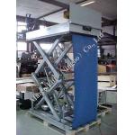 Moves Stationary Marco High Scissor Lift Table with Loading Flap and Curtain CE Certified for sale