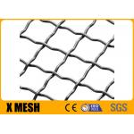 Length 3m Woven Stainless Steel Crimped Wire Mesh Panels ASTM A853 for sale