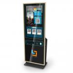 Floor Standing Bill Payment Tickets Advertising Screen ATM Hospital Kiosks With TFT LCD Display for sale