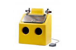 China 220V Antique Gold And Silver Sandblasting Machine Frosted Glass supplier