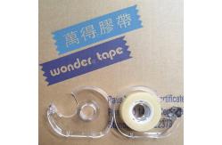 China Transparent  BOPP Stationery Tape Matte White 50mm For Labeling supplier