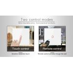 433RF Wireless Remote Control Switch 1gang 0 - 20 Meters Smart Wall Light Switch
