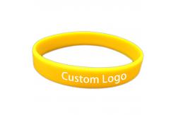 China Customized Solid Silicone Wristbands For Advertising Personalized Silicone Bracelet Promoting Business Event Wristband supplier