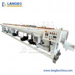 High Capacity Pipe Extrusion Machine , Double Strands PVC Pipe Making Machine