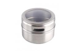 China Kitchen Stainless Steel Spice Jars With Rack Storage Magnet supplier