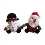 16cm 6.3in Snowman Stuffed Animal Long Message Recordable Stuffed Animals for sale
