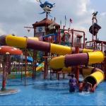 Water Amusement Park Ride Party Equipment Commercial Fiberglass Water Slide for sale