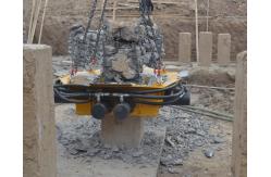 China AP500S Pile Breaker Machine Hydraulic Concrete Cutter Square 280kN For Construction supplier