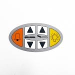 High Sensitivity FPC Membrane Switch with 3M Adhesive and Top Embossing for sale