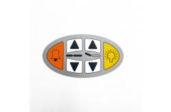 China High Sensitivity FPC Membrane Switch with 3M Adhesive and Top Embossing supplier