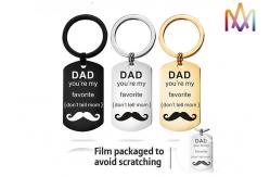 China ODM Custom Engraved Keychains supplier