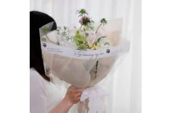 China Fashionable and Waterproof Flower Wrapping Paper Simple OPP Film supplier