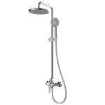 Rainfall Polished Chrome Shower Set Household Wall For Hotel for sale