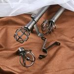 Elegant Style Modern Extendable Curtain Rod Set Curtain Pole Track Accessories