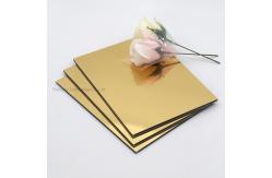 China External Wall Cladding Decorative Mirror Aluminum Composite Panel supplier