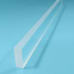 180×15×5mm High Purity Quartz Substrate With High Temperature Resistance