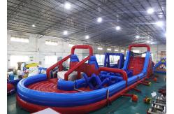 China Durable Inflatable Amusement Equipment , Blow Up Obstacle Course For Playground Games supplier