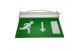 China LED Suspending Double Sided Emergency Exit Sign With 3 Hours Operation supplier