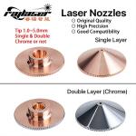 Single Double Layer Fiber Laser Nozzle For Precitec Raytools Cutting Machine