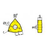 CVD Tungsten Carbide Turning Inserts OEM WNMG Carbide Inserts for sale