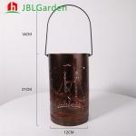 Outdoor Garden Lights Weathering Steel Rust Path Light Garden Bollard Lights Urban Bollard for sale
