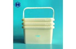 China SGS FDA QS IML Tubs Plastic Hinged Cookie Containers Custom Logo supplier