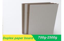 China Duplex board paper laminated with grey board 700gsm 1mm supplier