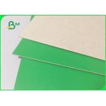 900gsm 1200gsm Bookbinding Board with 1 Side Black / Green Hard Stiffness