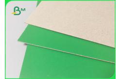 China 900gsm 1200gsm Bookbinding Board with 1 Side Black / Green Hard Stiffness supplier