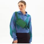 Soft PU Leather Shockproof Waist Pack For Running Fanny Waterproof With Handle for sale
