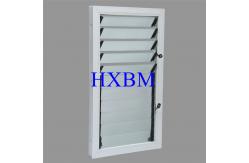 China ISO9001 2.0mm Aluminium Frame Glass Window Weatherproof 9A PVDF supplier