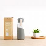 Unbreakable Glass Water Bottle BPA Free Borosilicate Material For Office