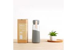China Unbreakable Glass Water Bottle BPA Free Borosilicate Material For Office supplier
