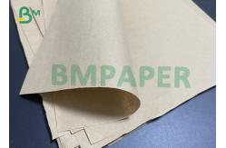 China 40Gsm 37mm X 3000m Bleached Kraft Pulp Paper For Brown Packaging supplier