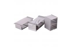 China Extrusion U Channel Strip LED Aluminium Profile 14mm With Light End Caps supplier