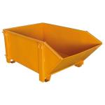 4 Tonne 2000ltr Fork Truck Tipping Skip Forklift Skip Bins Yellow for sale