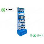 Durable Cardboard Floor Display Stands Advertising Carton Stand Custom Full Color Print for sale
