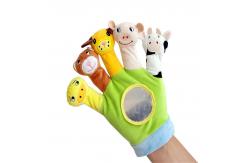 China 20cm Short Plush Parent Child Interactive Glove Toy supplier