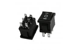 China Kcd1 21*15 6 Pins Dpdt On Off On Rocker Switch supplier