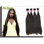Brazilian Virgin Human Hair Extensions Bundles Straight Hair Tangle Free Double Machine Weft for sale