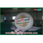Advertising White 2M Inflatable Balloon Helium Blimp Balloon 0.18mm PVC for sale