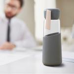 Unbreakable Glass Water Bottle BPA Free Borosilicate Material For Office
