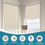 Anti UV Solar Sunscreen Fabric Blackout Roller Blind Fabric For Window Blinds for sale