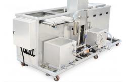 China PLC Motor Sterilization Ultrasonic Cleaning Machine , Ultrasonic Blind Cleaning Equipment 600W supplier